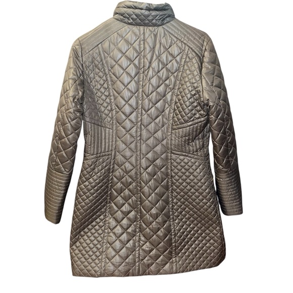 Via Spiga Women's Quilted Olive Green Jacket - Picture 6 of 9